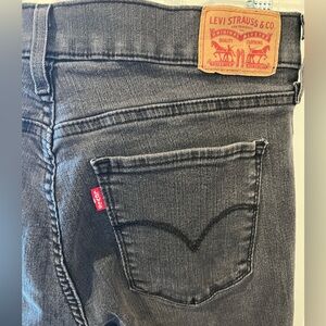 Levi’s Skinny Black Denim Jeans Size 30 x 30